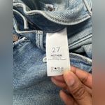 MOTHER Denim The Fly Cut Stunner Ankle Fray Jeans Night Sz 27 – Brand New Blue Photo 9