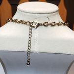 EXPRESS Chunky Blue Necklace 16" Silver Tone Photo 3