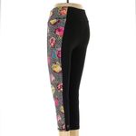 Betsey Johnson  Capri Leggings Polka Dot Floral Performance Yoga Pants Size XS Photo 2