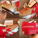 RED/SILVER DODGE NASCAR RACING JER SNEAKERS SHOES Red Size 7 Photo 6