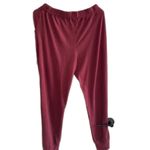 BKE  Buckle high waisted joggers NWT MEDIUM RED Photo 1