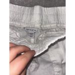 Athleta Cabo Linen Joggers White Drawstring Pockets Casual Pants Size 14 Petite Photo 3