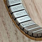 Bulova Ladies Watch Vintage 10K Gold Plated Stretch Bracelet Bezel Mechanical Photo 7