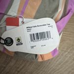 prAna ‎ Willow Falls Reversible Top Waves Swim Vacation Poolside Orange Small Photo 10