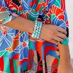 VICI KARMA BEADED BRACELET - TURQUOISE Photo 0
