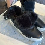 J Slides NYC black leather two zip lined ankle boots. Size 8 condition see pic💕 Photo 3