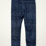 Allfenix Indie Python Snakeskin Leggings Blue Photo 0