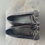 Bella Vita Brown Patent Leather Croc Print Photo 2