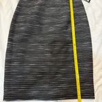 Nanette Lepore Nanette Lenore Craftwork Tweed Skirt Career Pencil Charcoal Lined NWT Size 2 Photo 4