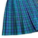 Talbots Pleated Wool Skirt Kilt Tartan Plaid Blue Green Womens Size 10 Scottish Photo 5