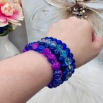 Blue Berry Arm Candy Beaded Bracelets Bundle Photo 3