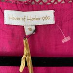 House of Harlow  1960 Barbie Pink Eyelet Midi Dress Size Medium Photo 3