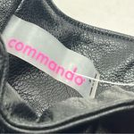 Commando  Faux Leather Paper Bag Pant Womens Size Small Black Pull‎ On Belted NEW Photo 2