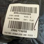 J.Crew NWT  Strapless One-piece Swimsuit Bathing Suit in Black Sz S AO438 Photo 10