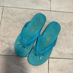 Vionic  Bella II Bow Aqua Blue Flip Flop Sandals Women's 10 Photo 1
