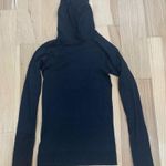 Lululemon  sz 4 Black hooded long sleeve top #hoodie Photo 0