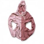 Crescent Two Tone Asymmetrical Hoodie Photo 2