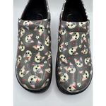 Klogs Shoes Women 8.5 Gray Naples French Me Bulldog Patent Leather Clogs Photo 4