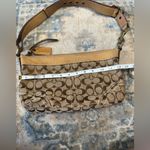 Coach Near-Vintage Beige and Brown Signature Canvas Bag Photo 9