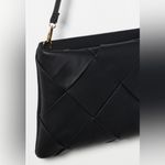 Anthropologie Black Woven Clutch Photo 2