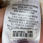 Leith  • Cream Oatmeal Colored Ribbed Cardigan Photo 33