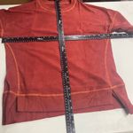 RUBZOOF Women’s Oversized‎ Sweatshirt Orange Size Small Long Cuffed Sleeves New Photo 9