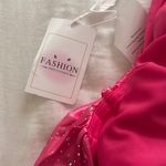 Windsor Pink Sparkly Homecoming  Dress Photo 2