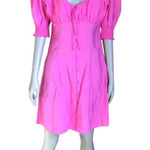 Gianni Bini  Pink Short Sleeve A Line Dress Photo 0