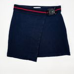 Urban Outfitters  Naya Twill Buckle Belted Asymmetrical Wrap Mini Skirt Photo 4