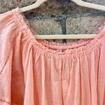 Free People Sundown Balloon Sleeve Bodysuit NWT S Peach Pink Orange Long Sleeve Photo 3
