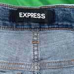 EXPRESS  Embroidered Denim Shorts size 10 Photo 6