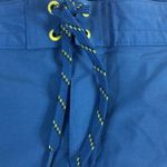 Lands' End  Womens Blue Yellow Board Swim shorts 
Size 12 Photo 3