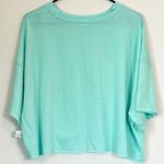 Nordstrom NWT Wst Cst Boxy Crop Oversized Mint White Cow Skull T-Shirt - Large Photo 5