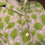 Needham Lane XS Green & Blue Palm Frond Pajamas Photo 5