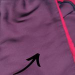 Aerie Floral Wide Leg Pants Size Medium Womens Burgundy Red Trousers Lightweight Photo 3