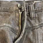 We The Free Free People -  - Black faded Denim Mini Skirt with Frayed Hem Photo 2