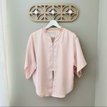 Anthropologie Hei Hei by Anthro. Tie-Front Zip Up Jacket Pink Sz Small Photo 1