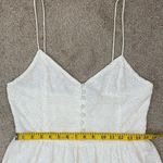 Alice + Olivia  Fae Eyelet Mini Dress White 12 Photo 7