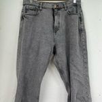 ZARA Straight Leg Grey Gray High Rise Womens Jeans 8 Zip Fly Casual Fall Denim Photo 1