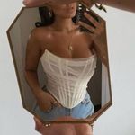 House Of CB NWOT  Melinda Ivory Bone Corset. Size Large Photo 2