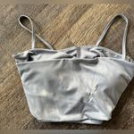 NEW Spaghetti strap Camisole sports bra yoga workout steel blue medium Photo 0