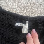 Black Puff Sleeve Top Photo 3