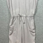 Cloth & Stone Anthropologie  Womens XS‎ Light Gray Sleeveless Jumpsuit Romper Photo 0