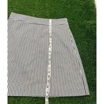 Ann Taylor Black/White Pinstripe Skirt Photo 9