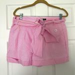 Lauren James Seersucker Bow Shorts by . Size Large. Photo 0