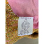 Vintage James Coviello Tweed Peplum Blazer Brown Pink Sz 6 Preppy Academia Twee Photo 6