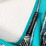 Vix Paula Hermanny Oversized V-Neck Swim Cover Up in Teal Photo 2