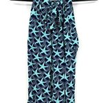 Escapada  Size XS Smocked Tank Top Starfish Ocean Print !00% Rayon Blue Mint Teal Photo 1