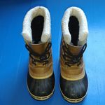Sorel  Tan Black Waterproof Insulated Winter Snow Boots SIZE 5 Photo 1