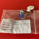 Bomb Party RBP3018 Natural Fusion Quartz on Rhodium Plating Size 8 Ring NWT Photo 3